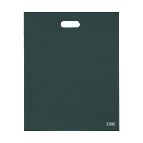 梨地ソフトポリ袋L ディープグリーン 50枚入