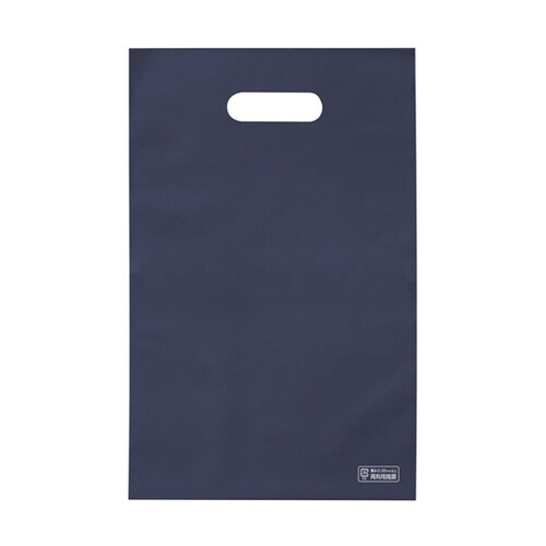 梨地ソフトポリ袋S ネイビー 100枚入