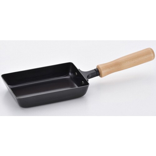 千歳 鉄 木柄玉子焼 9.5×15cm