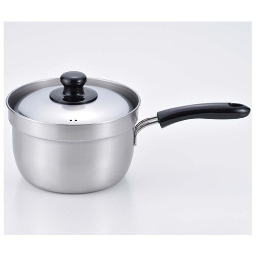 燕三 IHふきこぼれにくい片手鍋 18c
