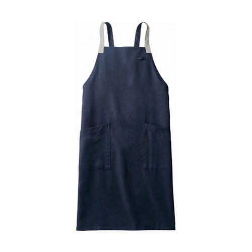 エプロン 兼用 ネイビー/グレー OV5