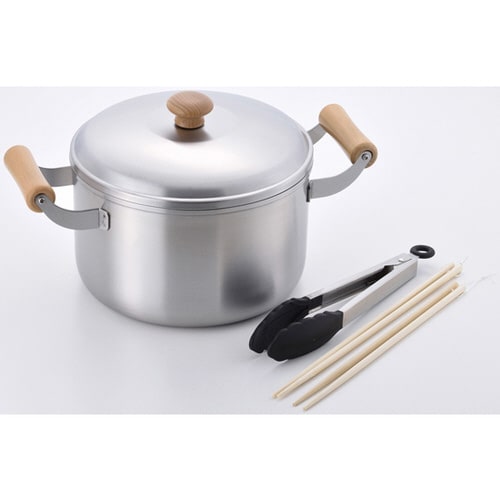 千歳 ST深型両手鍋22cm&ツール2点