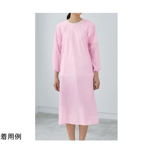 撥水エプロン レディス 長袖 ピンク 5