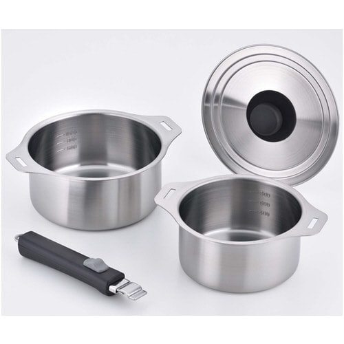 燕三 IH着脱式鍋14・16cmセット