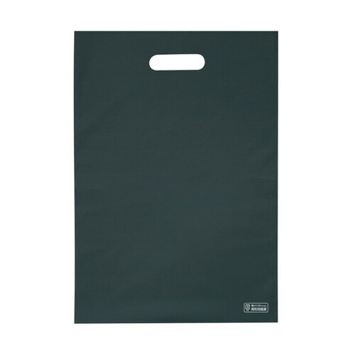 梨地ソフトポリ袋M ディープグリーン 100枚入