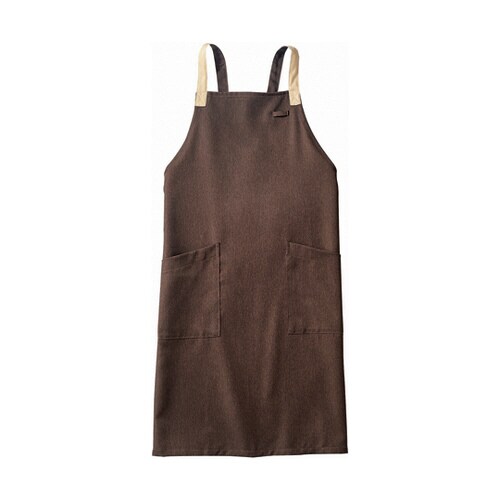 エプロン 兼用 ブラウン/ベージュ OV