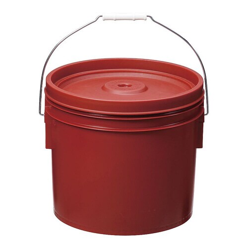 丸型(密閉容器)12L レッド ATS0150