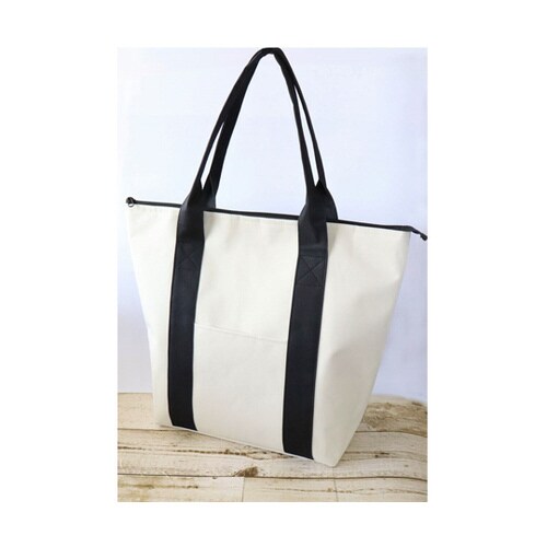 ベーシックモノクロ保冷温バッグ ホワイト 5067