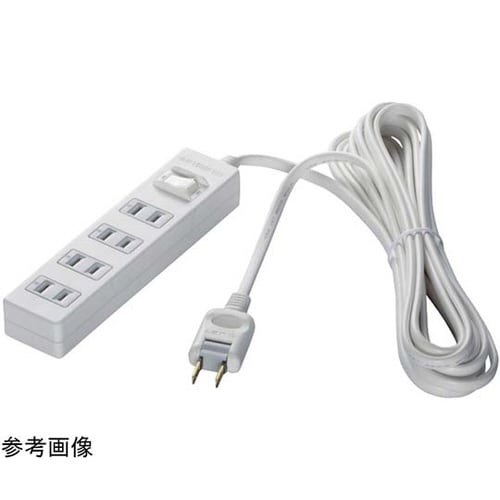 2ピン式電源タップ 4個口タイプ 雷サー