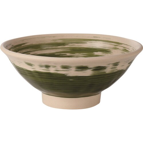 192渕太麺鉢 織部刷毛目塗 50021864