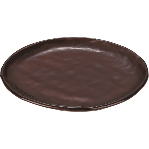 163丸皿 溜塗 50022025