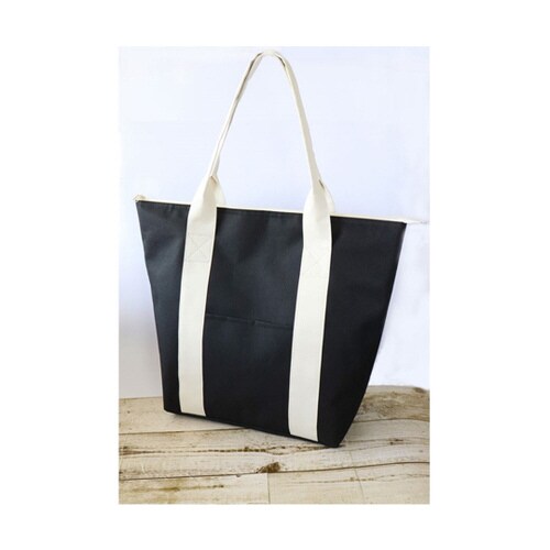 ベーシックモノクロ保冷温バッグ ブラック 5066