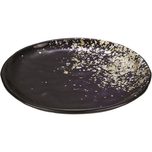 163丸皿 箔舞踊塗 50022040