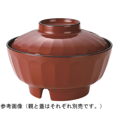 145菊割丼 親(小)朱内黒塗 50022670