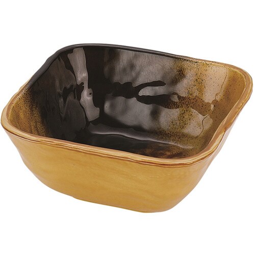 100角小鉢 黄瀬戸塗 50021930