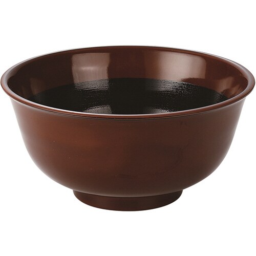 174深麺鉢 アメ釉内黒乾漆塗 50022610