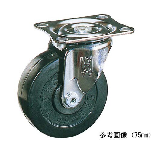 自在車・ゴム 自在 許容荷重40kg HG−R65