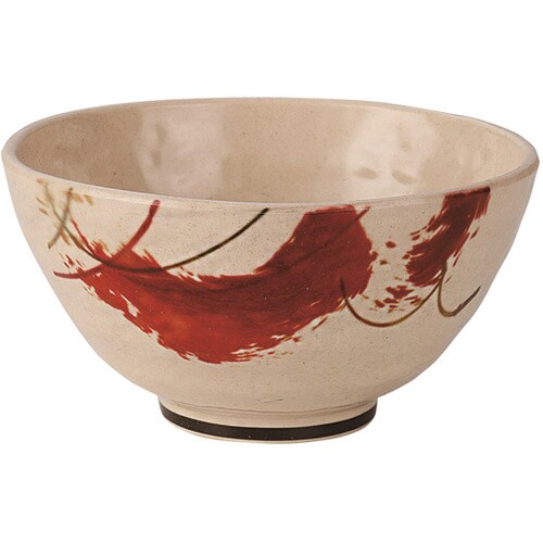 118飯椀 粉引赤刷毛目塗 50021874