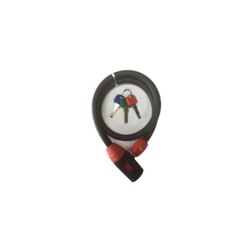 ワイヤー錠 ブラック JC−048W