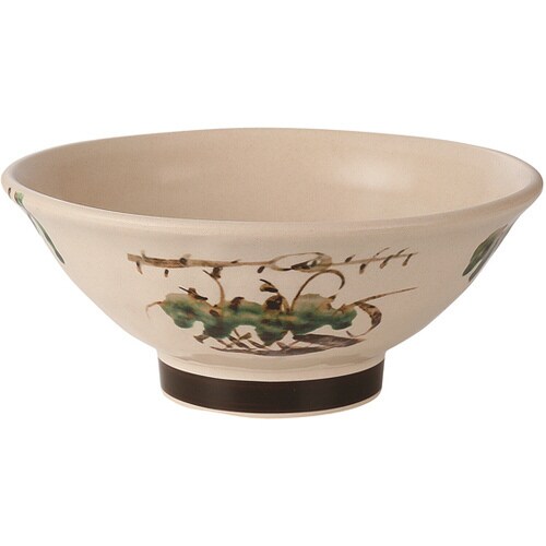 192渕太麺鉢 粉引亀甲織部塗 50021868