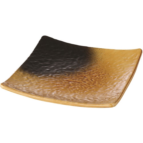 198正角皿 黄瀬戸塗 50022250