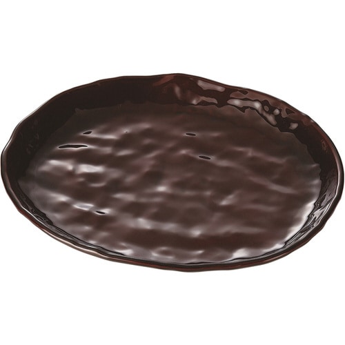 208楕円皿 溜塗 50022215