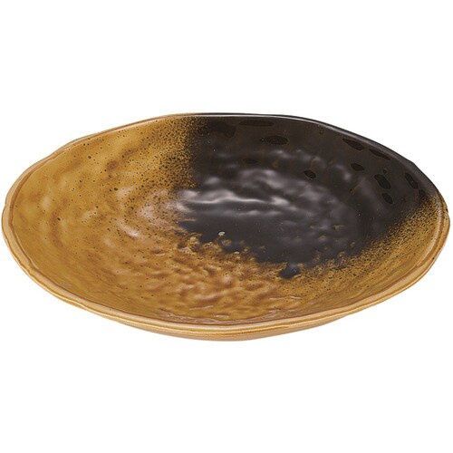 130丸皿 黄瀬戸塗 50022020