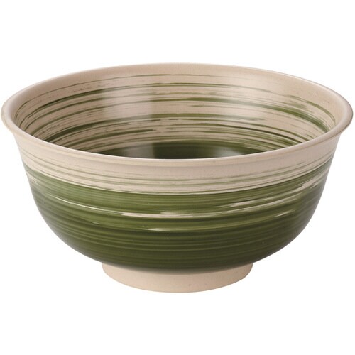 174深麺鉢 織部刷毛目塗 50022625