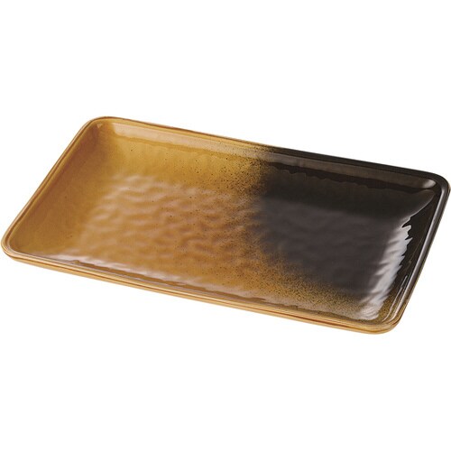 203長角皿 黄瀬戸塗 50022160