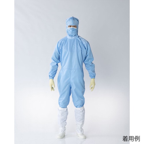 オートクレーブ滅菌対応ツナギ服(サイドフ