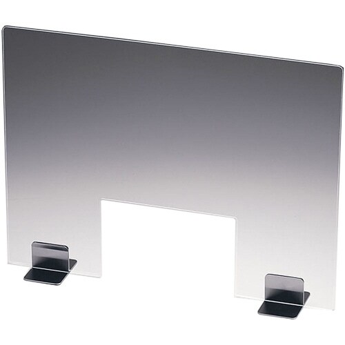 飛沫ガードパーテーション窓付き クリア