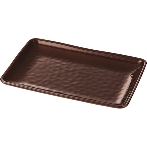 203長角皿 アメ釉塗 50022155