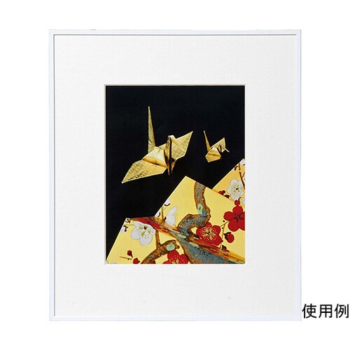 AGR−6−WH アルミ額縁 六切 白