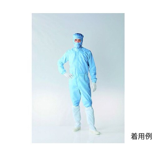 オートクレーブ滅菌対応ツナギ服 青 5L