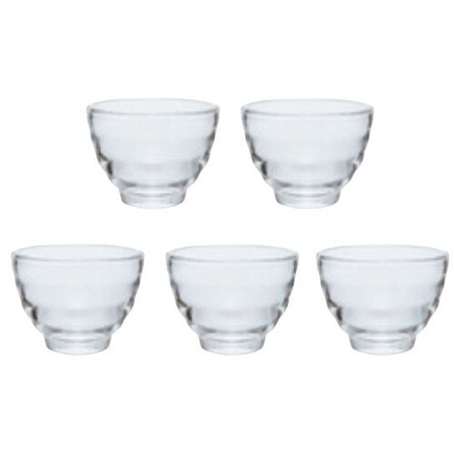 耐熱ガラスカップ 5個セット HU−3012