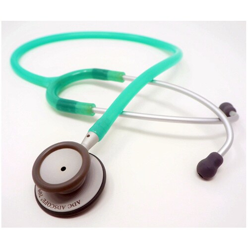 AD709FE 軽量聴診器 エメラルド