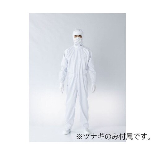 ESD対策ツナギ服 白 M FS1207−01 M