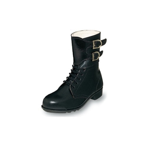 ゲートル付編上靴 黒 24cm S230