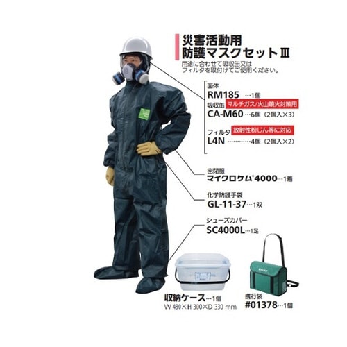 00815 防護マスクセット3M 2XL