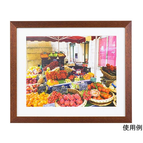 MNGA−6−BR 木製額縁 六切 茶
