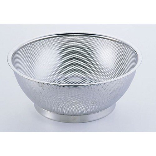 18−8 パンチング水切りざる 24cm