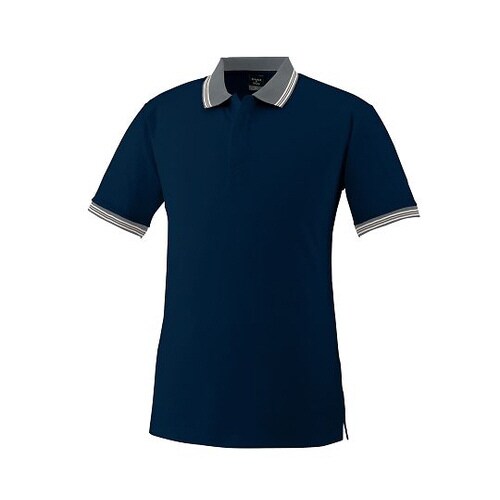 370−01−5L 半袖ポロ ネイビ5L