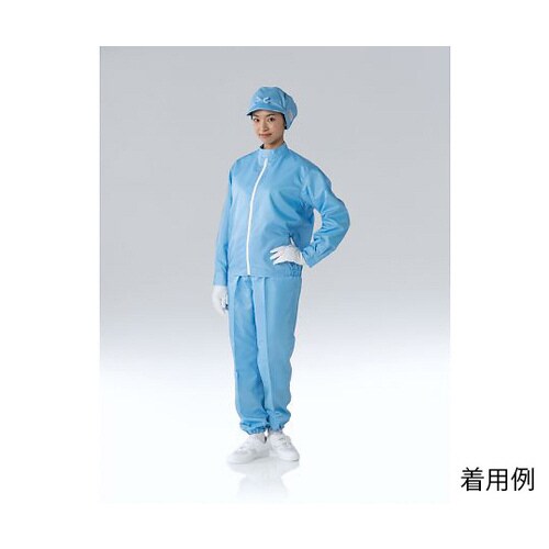 無塵上着 青 5L FD201C−02 5L