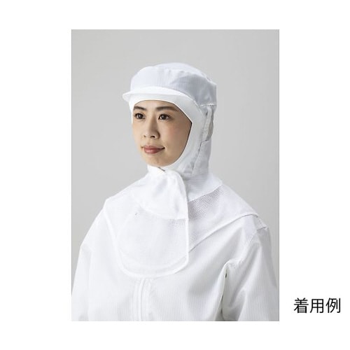 毛髪落下防止フード 白 M FL4007−01 M