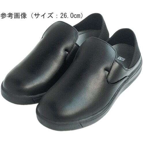 155358 コックシューズ 黒24.0