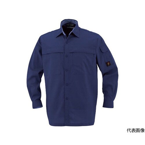 P−5588−1−4L 長袖シャツ 紺