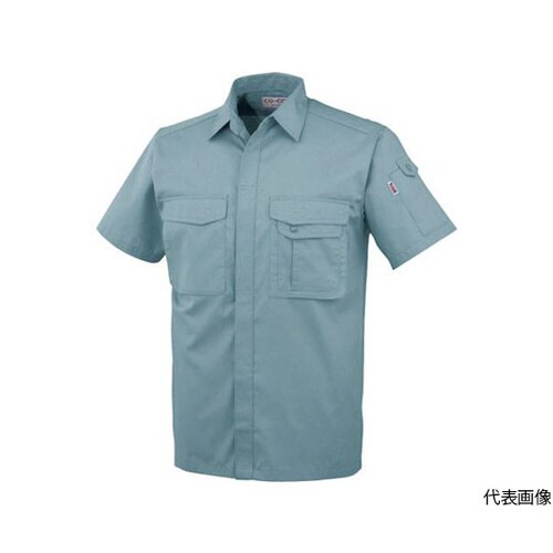 J−567−6−5L 半袖シャツ P青