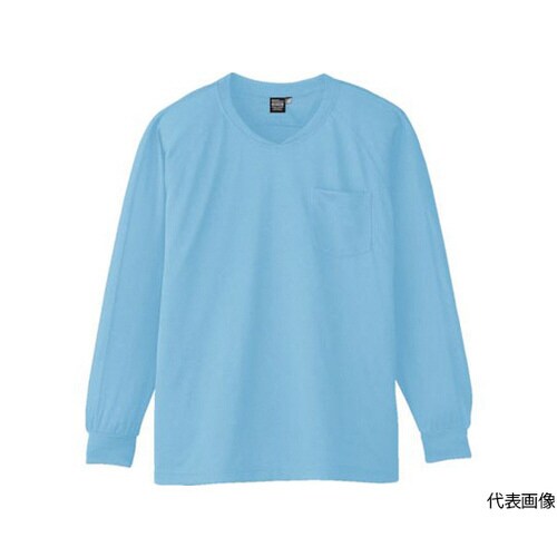 A−668−7−4L長袖VネックTシャツ