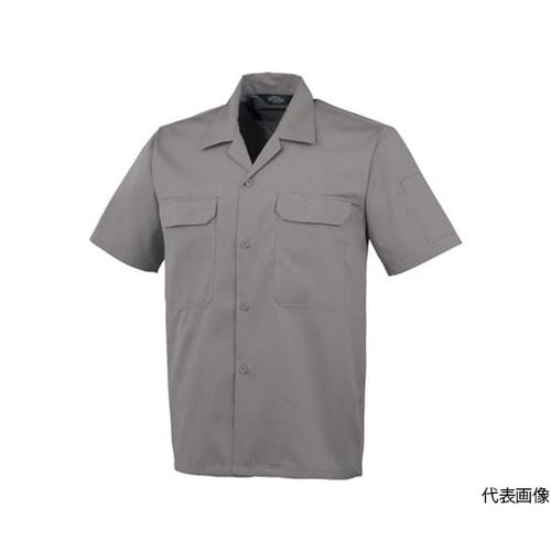 A−6657−3−EL 開襟半袖シャツ