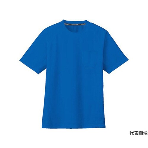 AS657−6−L 半袖Tシャツ 青